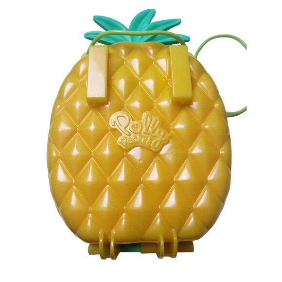 Polly Pocket Mattel Tropicool Pineapple Wearable Purse Toy 2019 NO FIGURES - Picture 2 of 15
